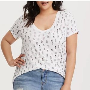 Torrid Vee Neck Tee